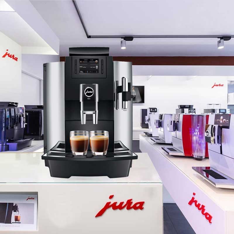 瑞士进口JURA优瑞 WE8全自动咖啡机 一键商用咖啡机
