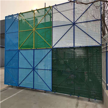 高楼防护网-外架钢板防护网-联森爬架网