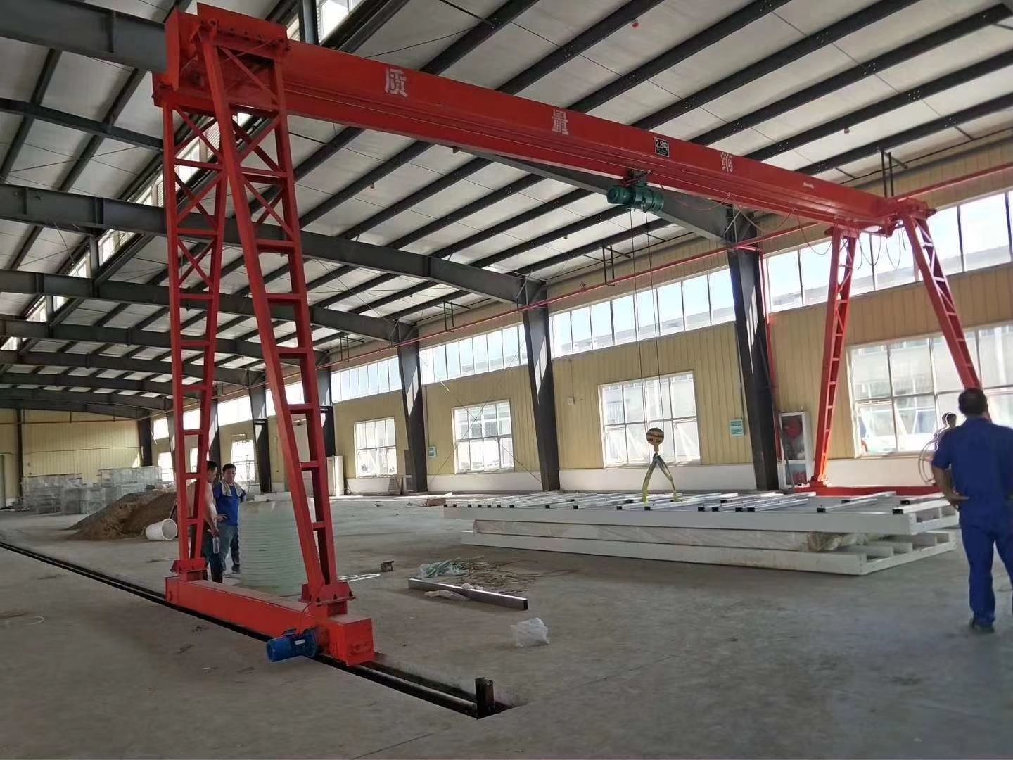 中成 10吨单梁龙门吊 电动葫芦龙门吊 厂家制作各种尺寸型号