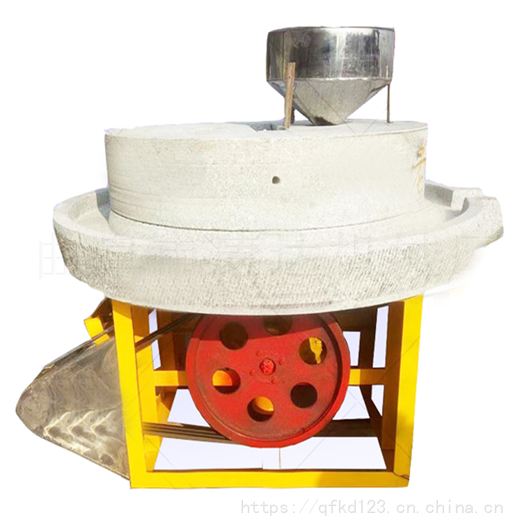 石盘式石磨豆浆机传统米浆豆浆豆腐石磨机电动石磨面粉石磨机