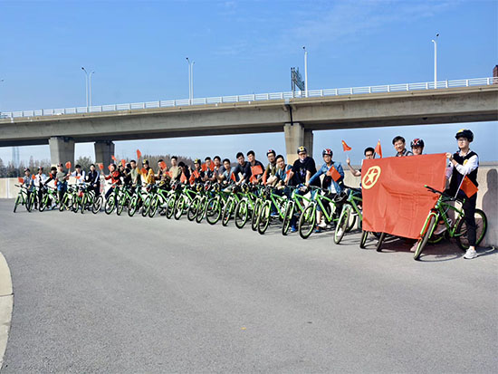秋季来上海长兴岛骑行举办一场唯美的骑行团建活动