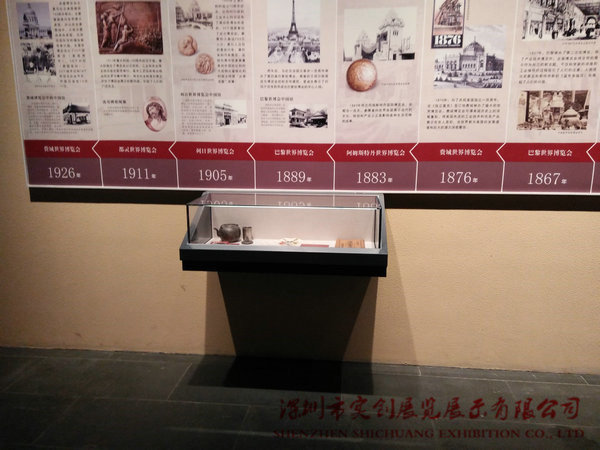 深圳市实创展柜博物馆悬挂柜定制/博物馆展览馆古画展示柜