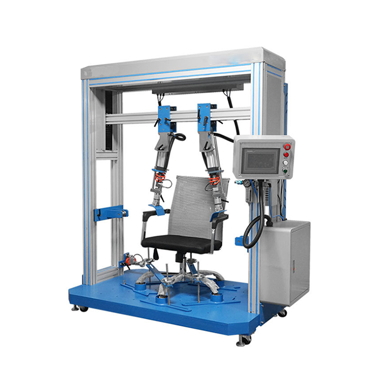椅子扶手壽命測試機_扶手耐久性試驗機_辦公椅疲勞測試機