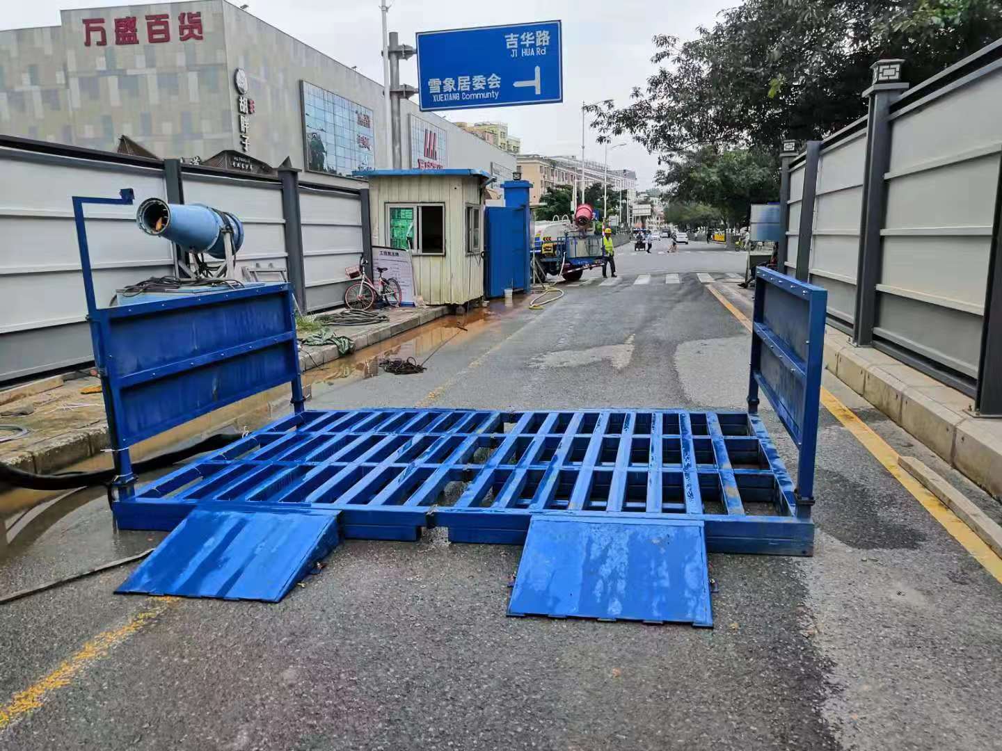 无锡建筑工地洗车槽【洗车平台】工地洗车机12小时送货安装