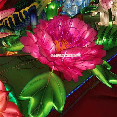 四川自贡彩灯工厂设计制作广西园博园大型春节元宵节花灯灯会