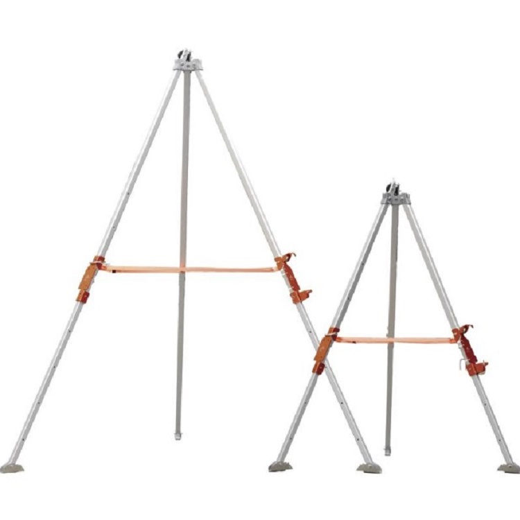 代尔塔505025铝合金救援三脚架高度及使用方法