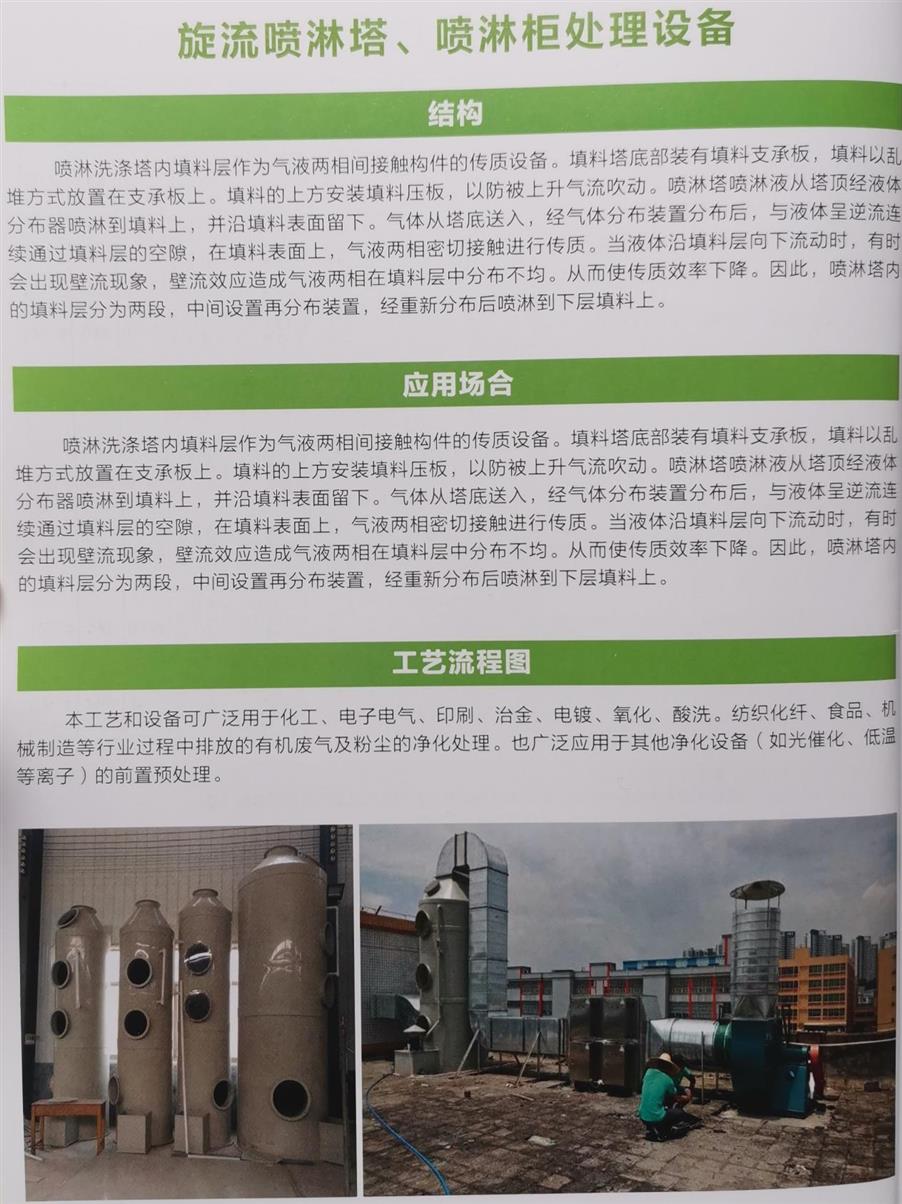 湛江环保喷淋塔设备厂家 碳钢喷淋塔