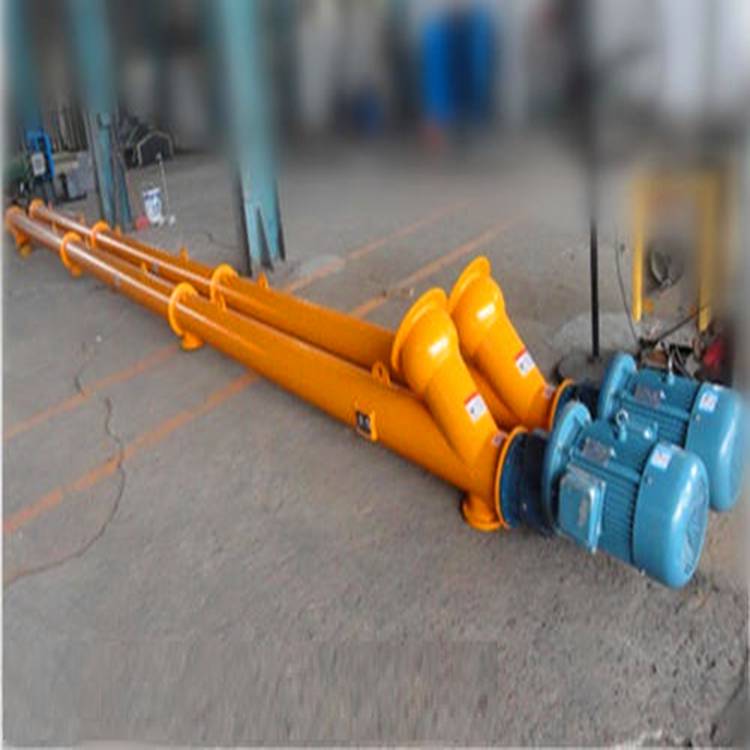 重型悬挂螺旋输送机LSJ_输送机械设备厂家_圆管管式螺旋输送机