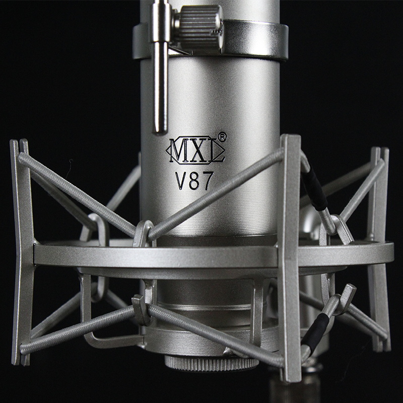 美国MXL V87大振膜电容麦克风话筒K歌专业录音网络K歌主播直播套