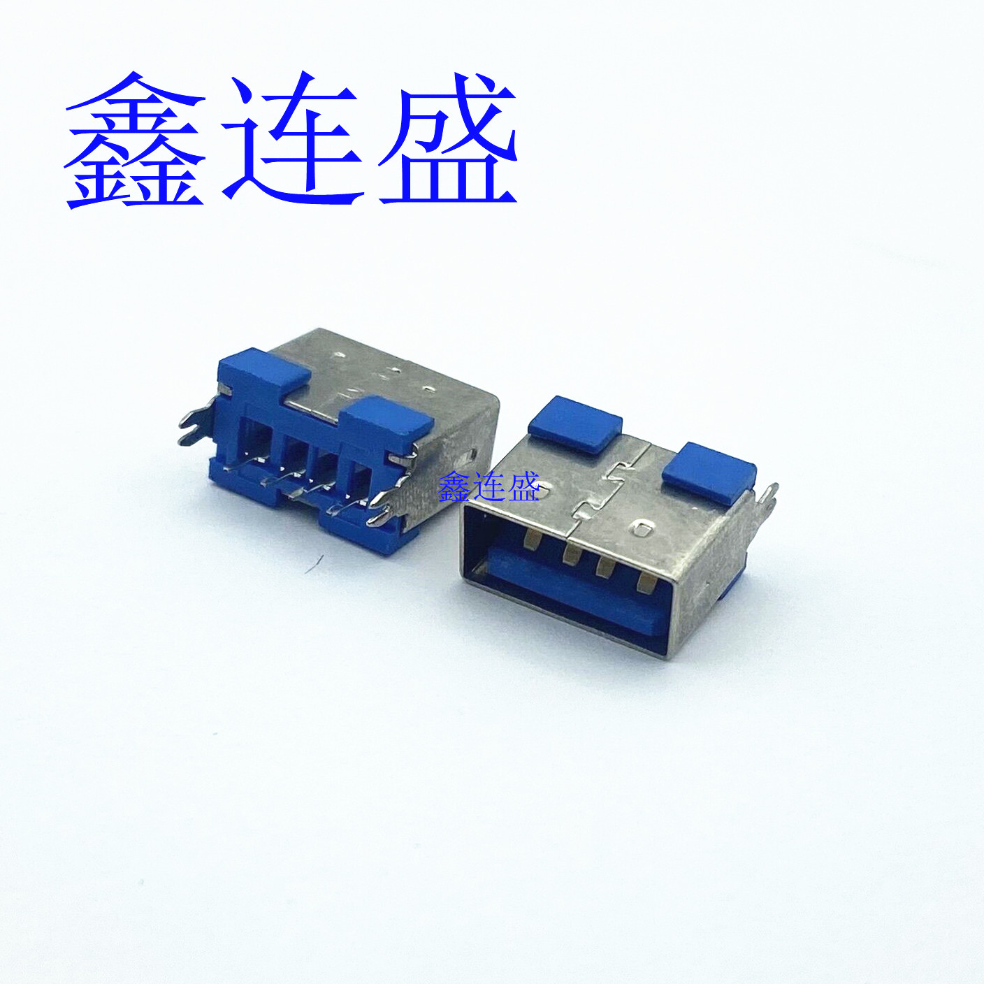 USB AF 短体10.0 直插立式 无弹片 直边