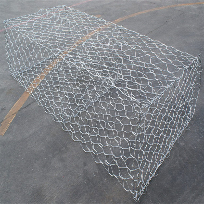 甘肃石笼网厂家直销包塑生态石笼网箱堤坡防护石笼网