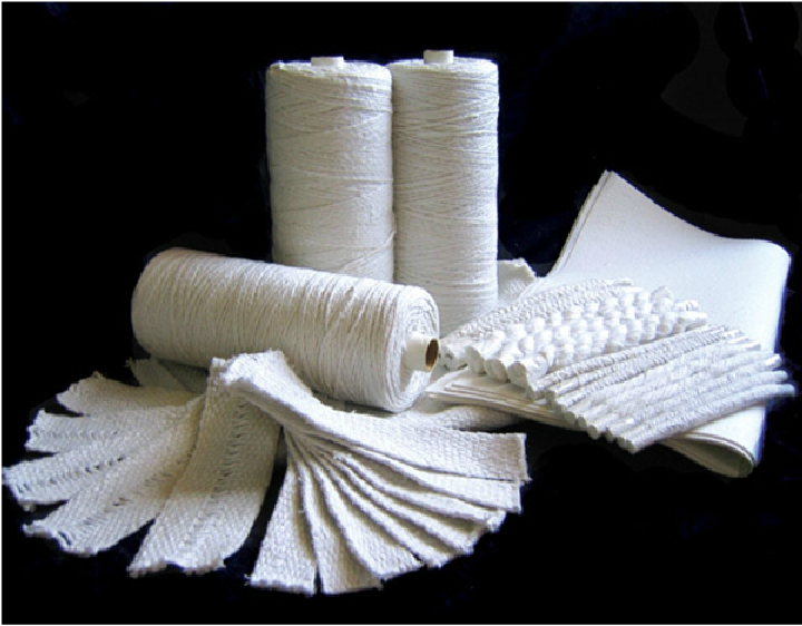 铝陶瓷纤维纺织品防火隔热纺织品的特性