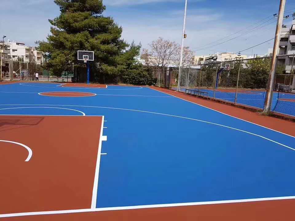 房山区篮球场建设 篮球场地施工