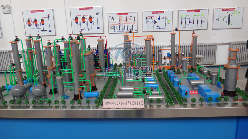 供应长沙科威石油化工实训装置模型 油气储运工艺实训