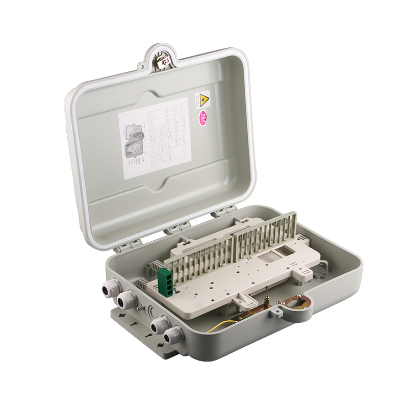 36芯分纤箱 防水塑料接线盒36芯光纤连接器一级分光箱