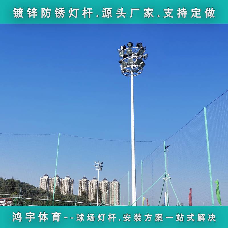 肇庆市高要区7米球场灯杆定购 7米球场灯杆发货清远16根