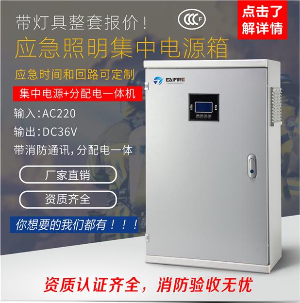 上海A型应急照明集中电源规格 应急照明配电箱 RY-D-1KVA