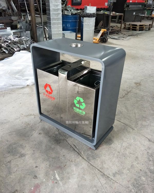 会展中心好品质果皮箱供应 科技馆垃圾桶定制 不锈钢垃圾箱