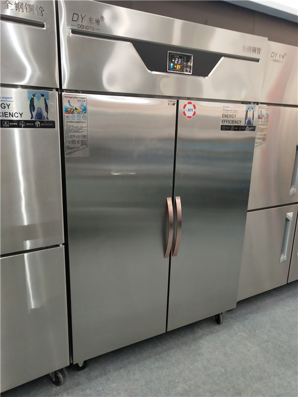 立式四门冰柜 商用不锈钢立式四门冰柜 商用双温四门冰柜