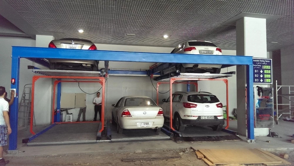 立体车库回收广东机械式停车设备回收 地下室停车位回收拆除