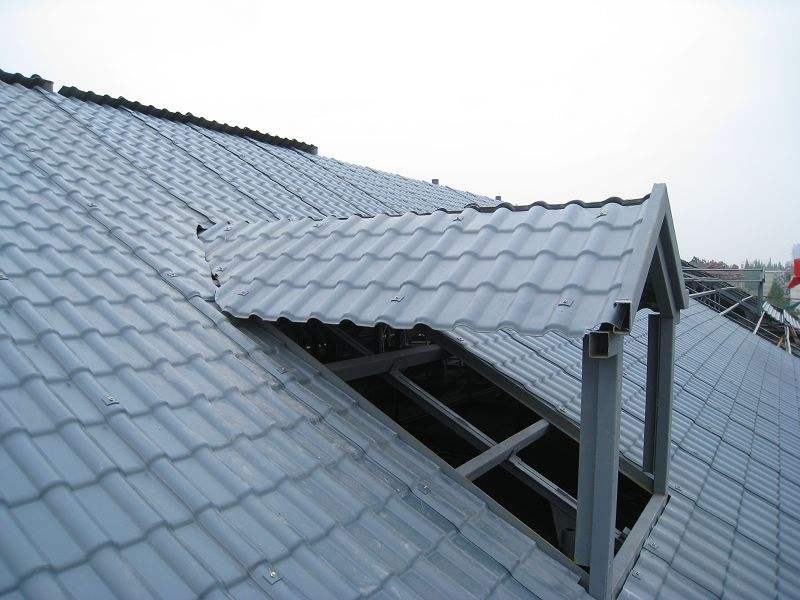 合成树脂瓦施工 屋顶瓦