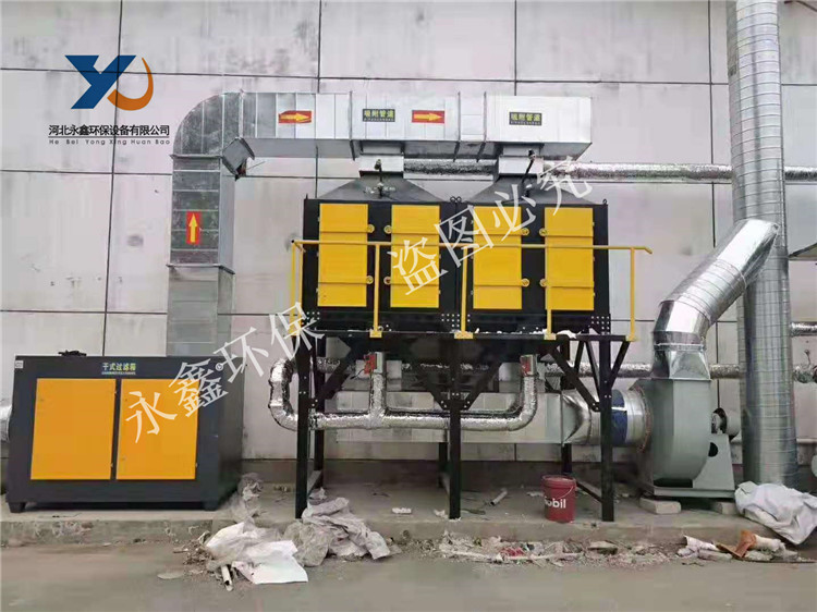 永鑫1万风量催化燃烧voc废气净化设备设计安装厂家