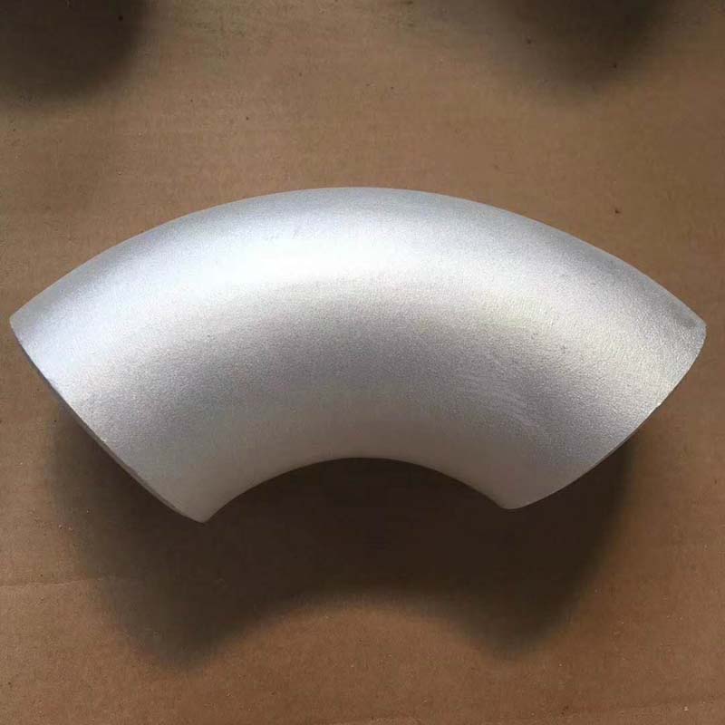 现货销售铝合金管件 铝制无缝焊接弯头 国标冲压90度长半径可定制