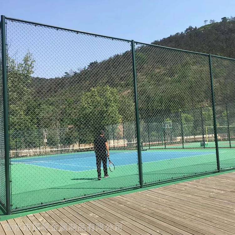 小区排球场围栏网 居民社区羽毛球场围栏网 厂家加工球场围网