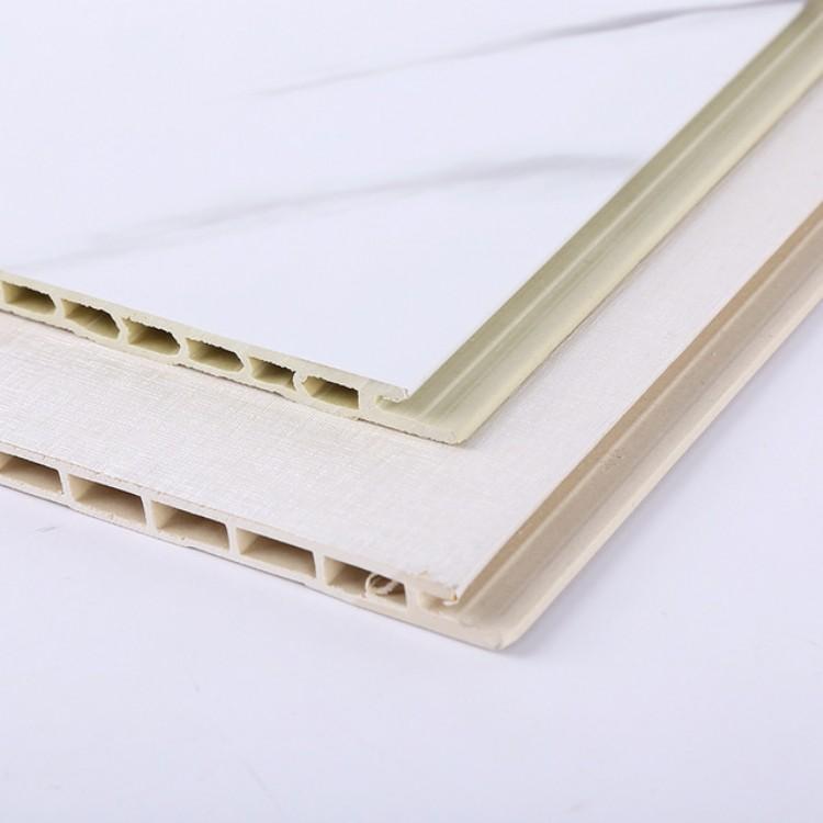 福州厂家兔宝宝竹木纤维方孔集成墙板锁扣无缝板