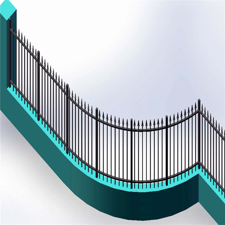 大连欧式铝艺楼梯护栏订做批发