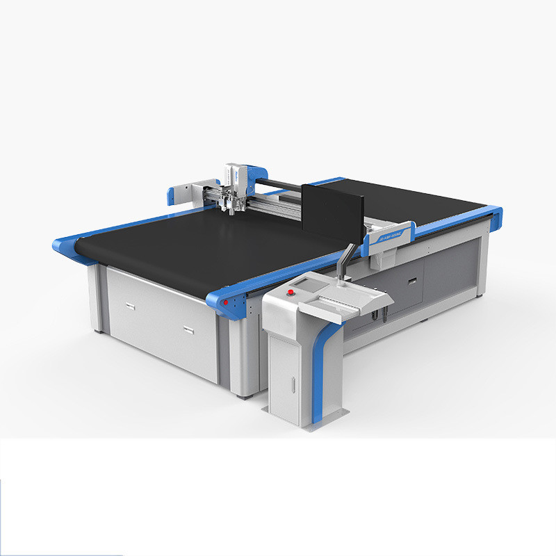 震动刀切割机汽车脚垫裁剪机皮革布料阳光板软玻璃振动刀切割机