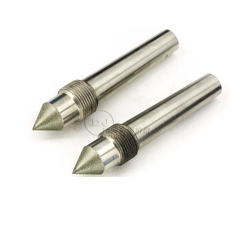 东巨生产CBN顶针磨头 基体镀氮化硼或金刚砂 加工定制非标顶针