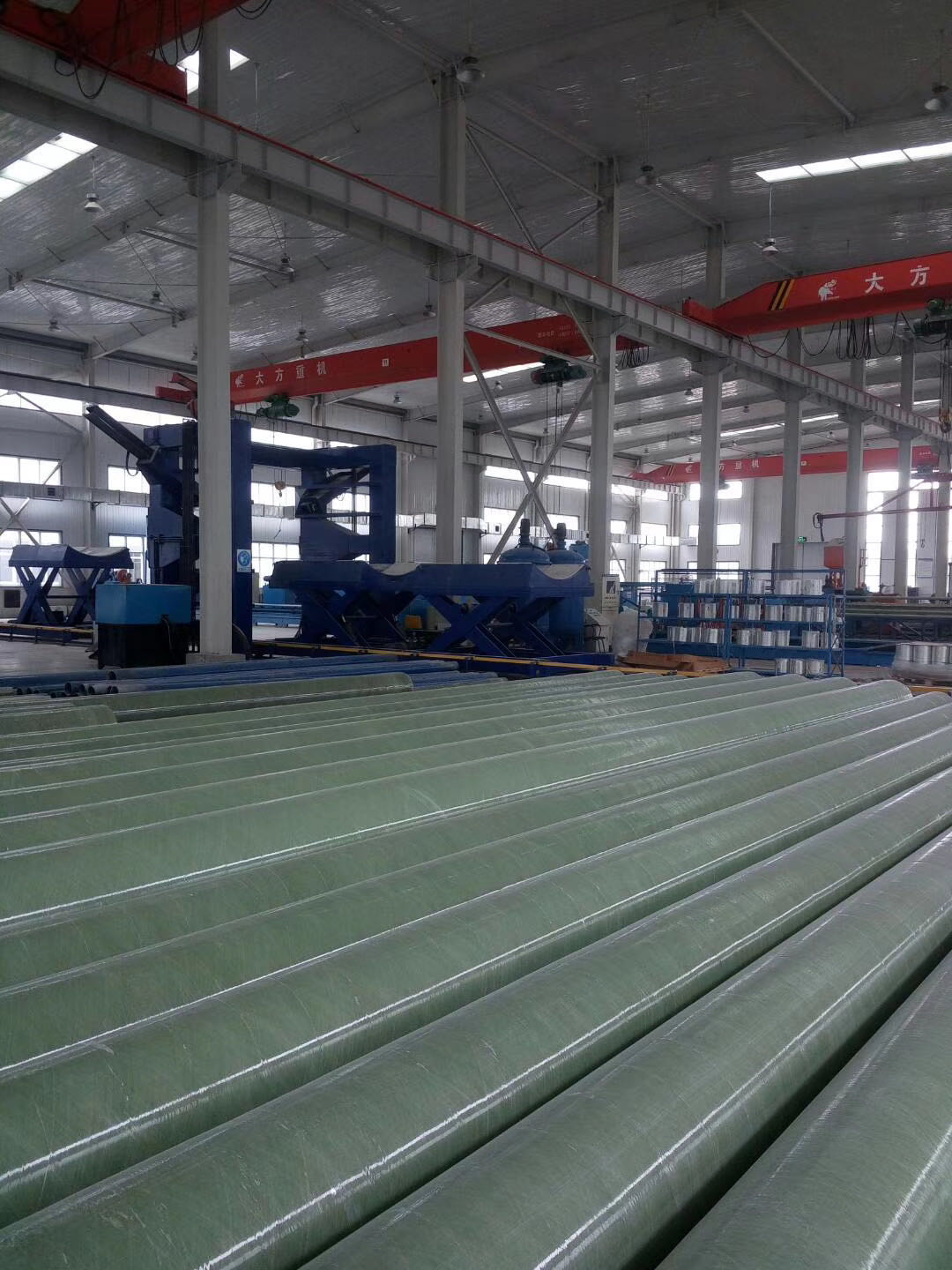 石家庄玻璃钢通风管道生产厂家 昊华中意玻璃钢公司