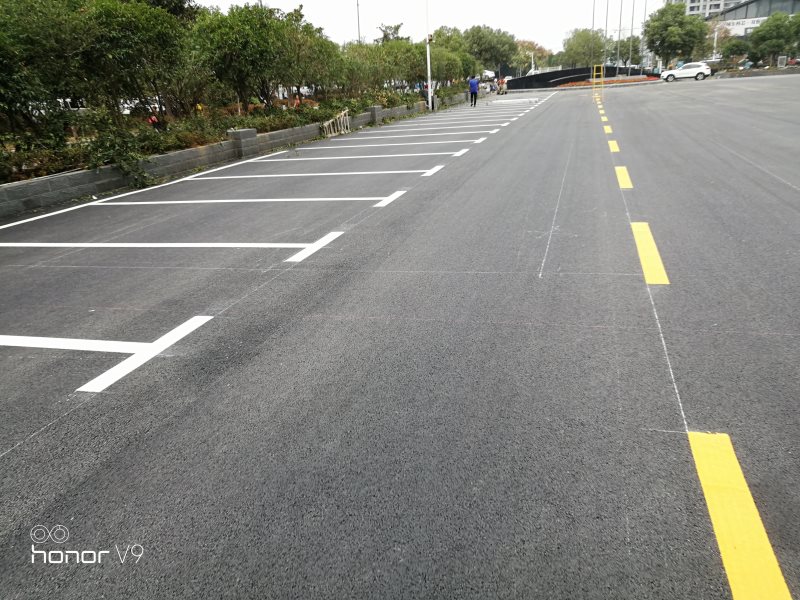 樟树乡镇马路道路通道热熔标线及停车场车位划线划分规格设计方案