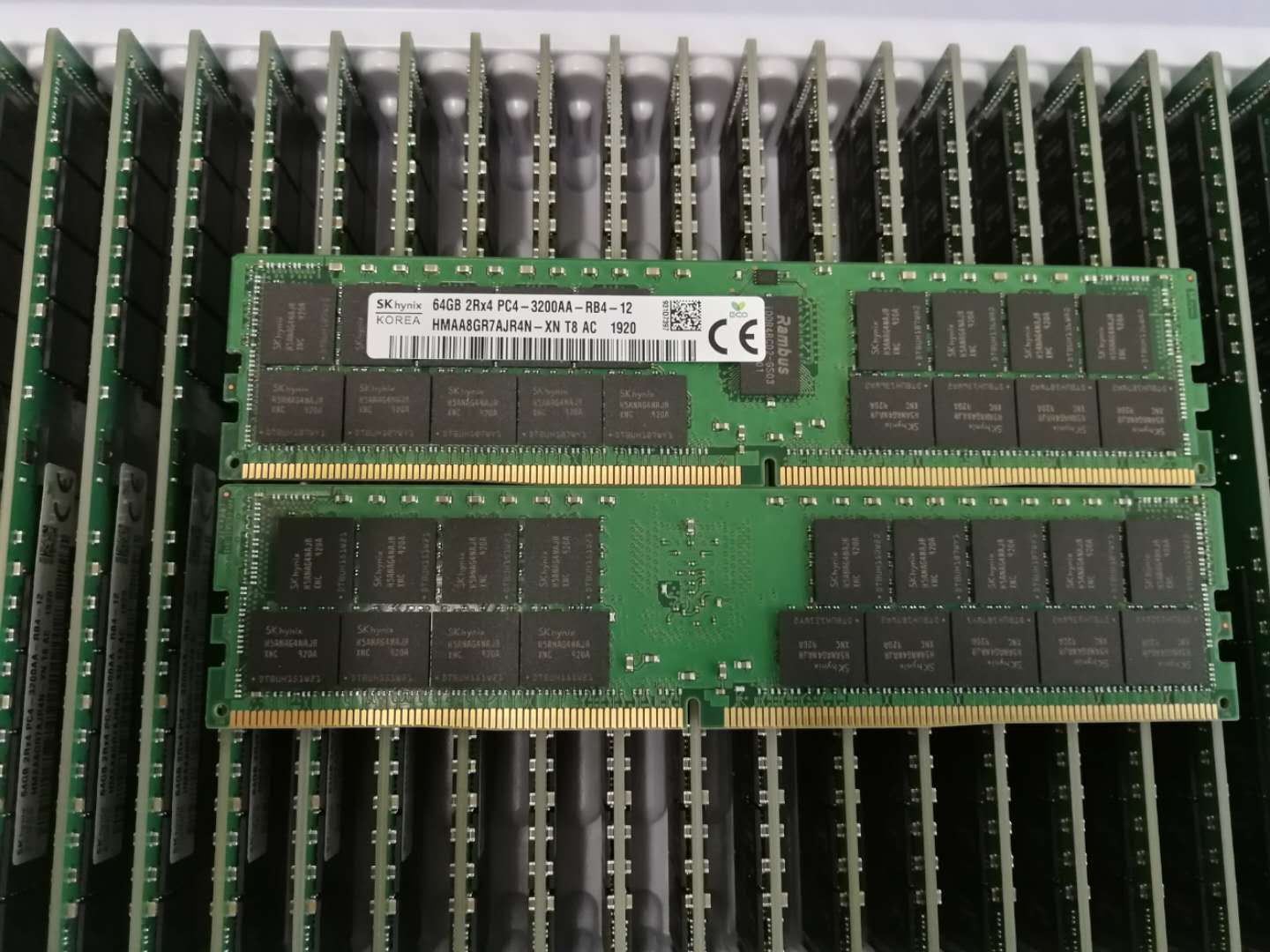 HMAA8GR7AJR4N-XN现代SK全新原厂64G 2RX4 3200A DDR4 RECC服务器内存