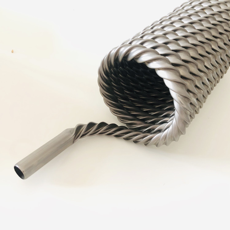 加工定制 冷凝器换热器用纯钛管 螺旋麻花纯钛盘管