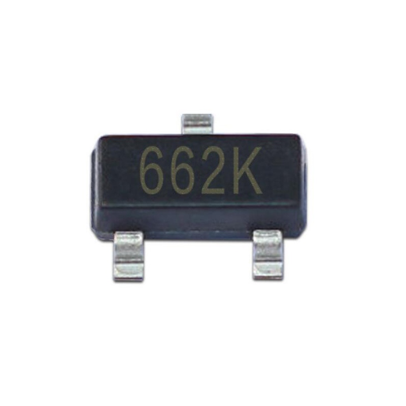 XC6206P332MR 6206-3.3V 丝印662K SOT-23 LDO低压差线性稳压芯片