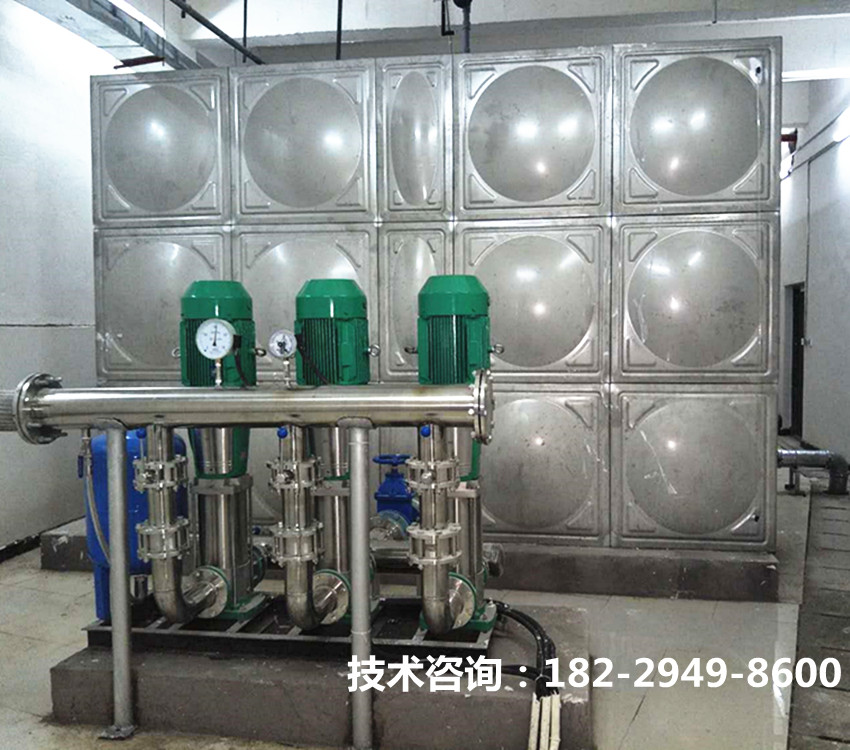 文山智能化箱式泵站增加水压装置
