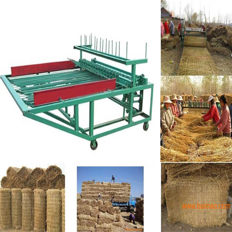 农作物秸杆自动编织机 草帘子加工设备供货