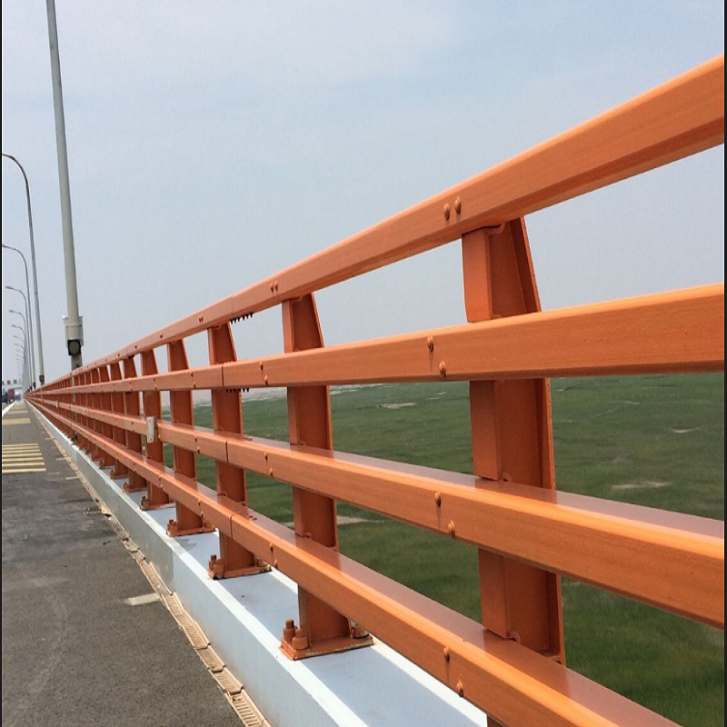 桥梁中交中建用防撞重型护栏颜色可选定制预埋现场焊接护栏防锈
