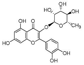 槲皮苷|CAS:522-12-3|成都格利普生物