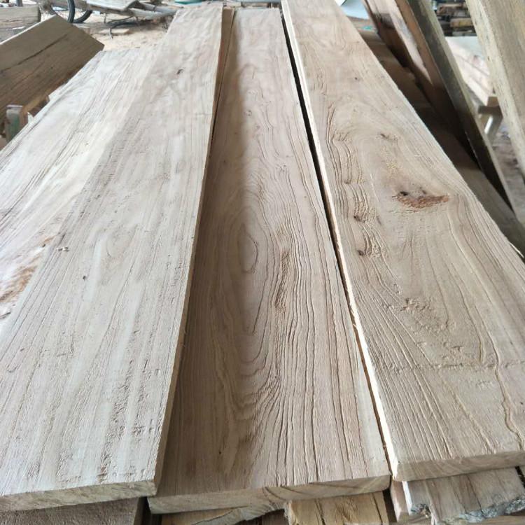 天津老榆木原木板材 老榆木家具板材 量大货足
