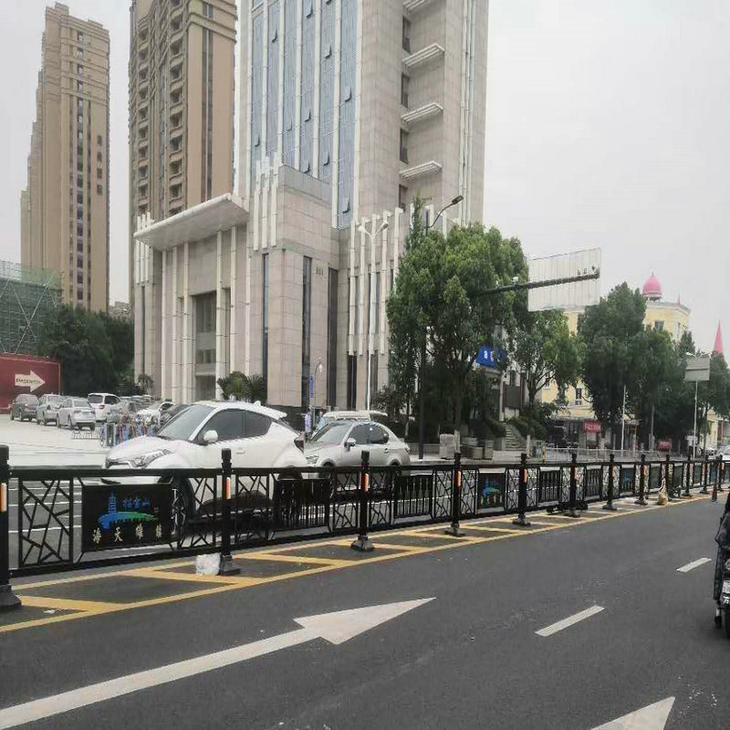 江苏浙江铝合金护栏生产定制马路中心隔离社区学校公园围挡围栏
