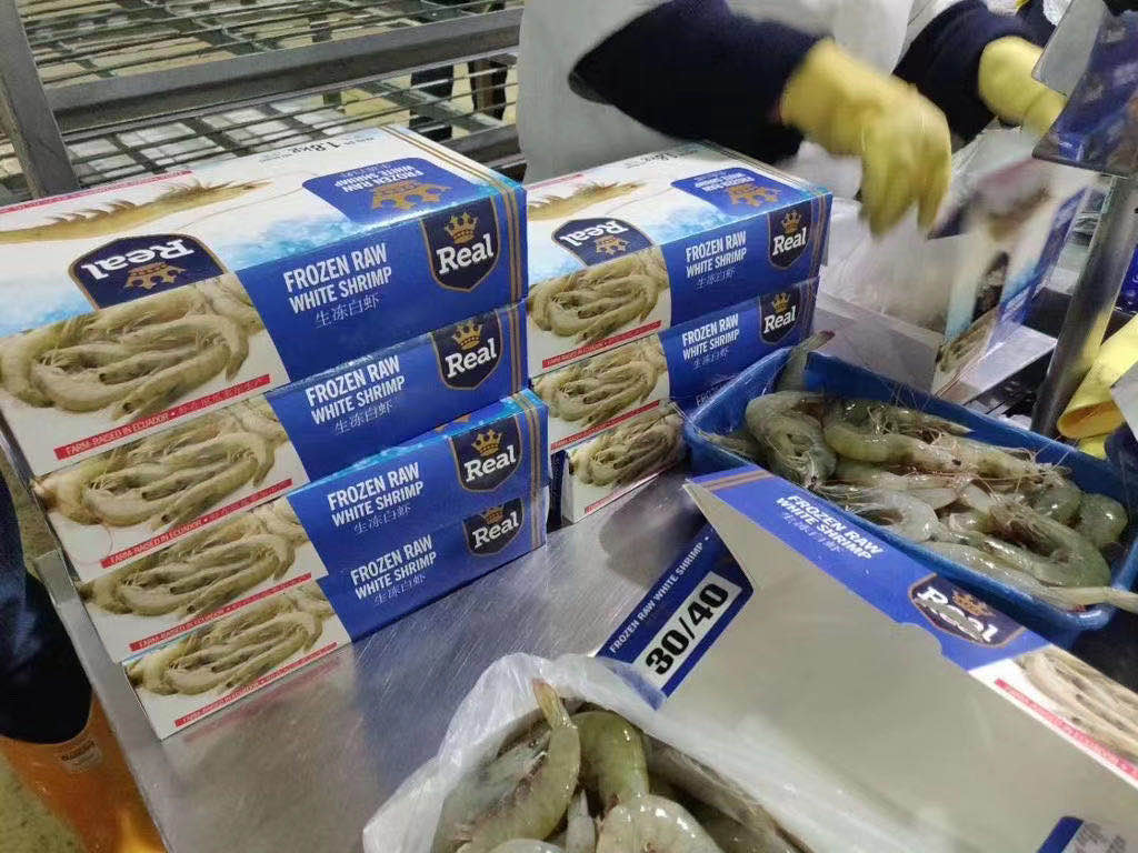 北京冷冻虾进口报关-中文标签要求