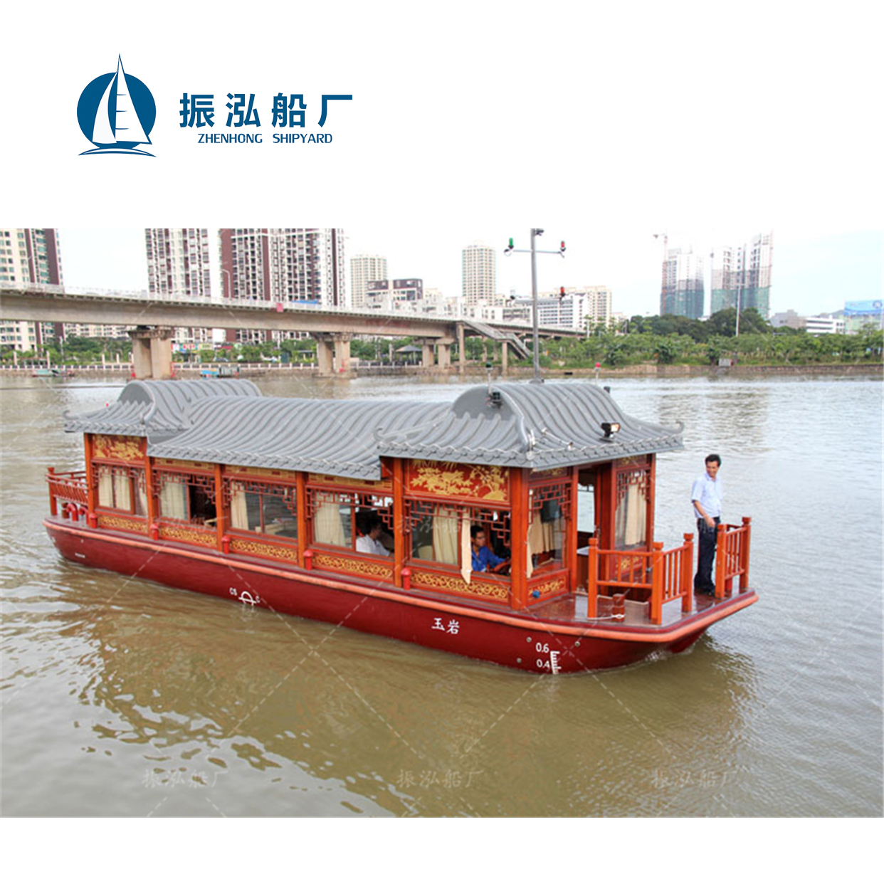 各类景区供应定制船屋各种商业游船观赏船休闲观光船
