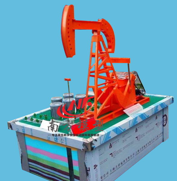 丽水游梁式抽油机 石油化工模型模型 石油压裂车模型 SXJ50型车装液压式修井机模型