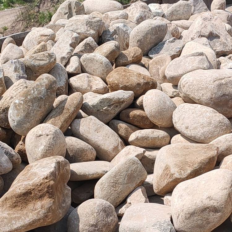 园林景观石鹅卵石 铺路石 鱼池石 变压器垫脚石 自然石原石