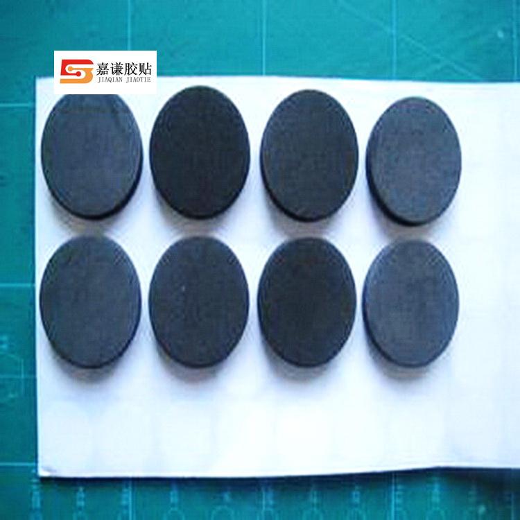 定制自粘硅胶垫 黑色长条硅胶垫片防震
