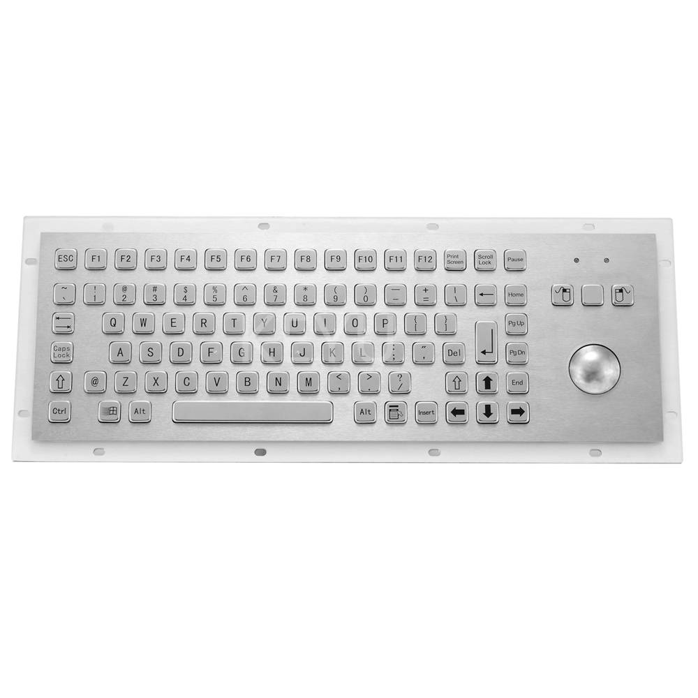 杭州不锈钢金属轨迹球键盘KY-PC-F2