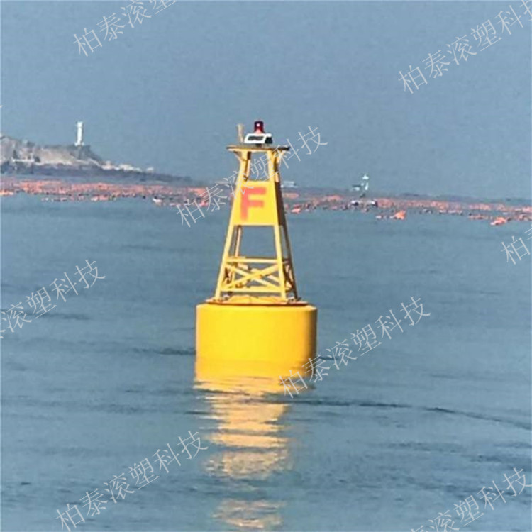 水上警示航标灯 直径1.8米钢结构灯架塑料航标